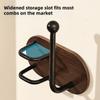 2 Pieces Practical Wall Mounted Hair Tie Storage Rack Rust-proof Waterproof Comb Holder Iron Retro Hair Tie Hook Vanity