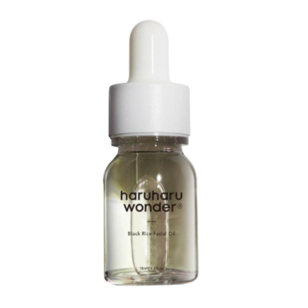 HARUHARU WONDER Black Rice Facial Oil for Oily & Combination Skin 10ml - Lightweight Hydration & Sebum Control