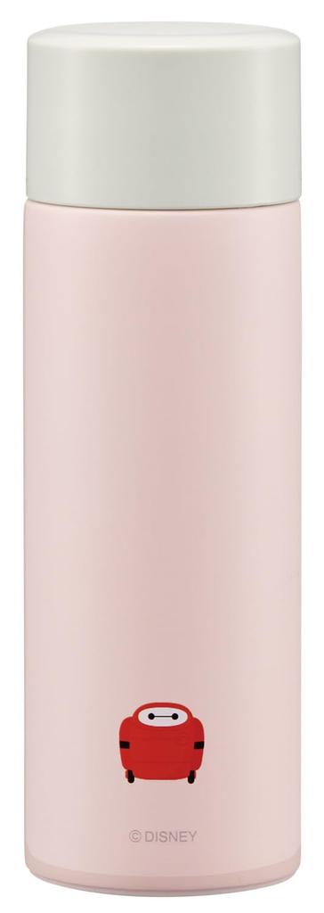 Skater Mini Stainless Steel Water 120ml Small Vacuum Disney Baymax Sweet Design SMBC1B-A Bottle, Capacity, Insulated, Double-Layered Wall,