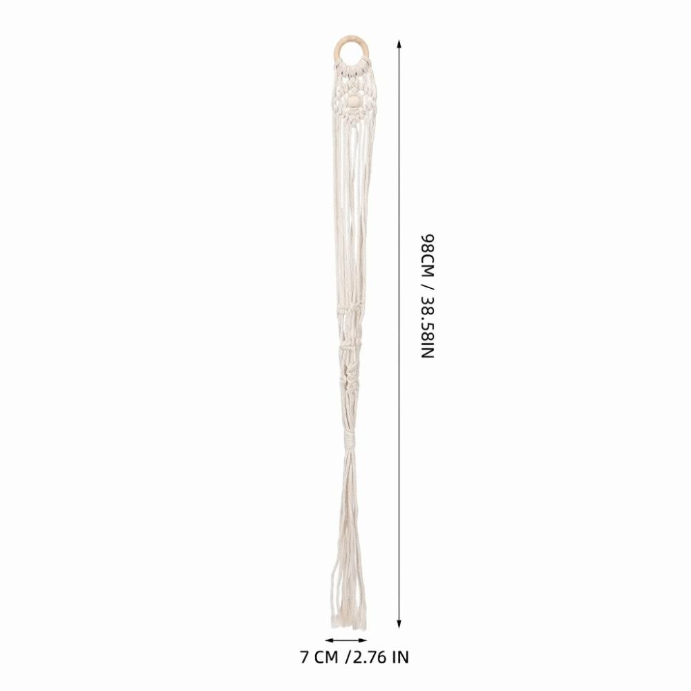 White Flower Pot Mesh Bag Woven String Instrument Accessory Stand Storage Bag  Guitar Storage