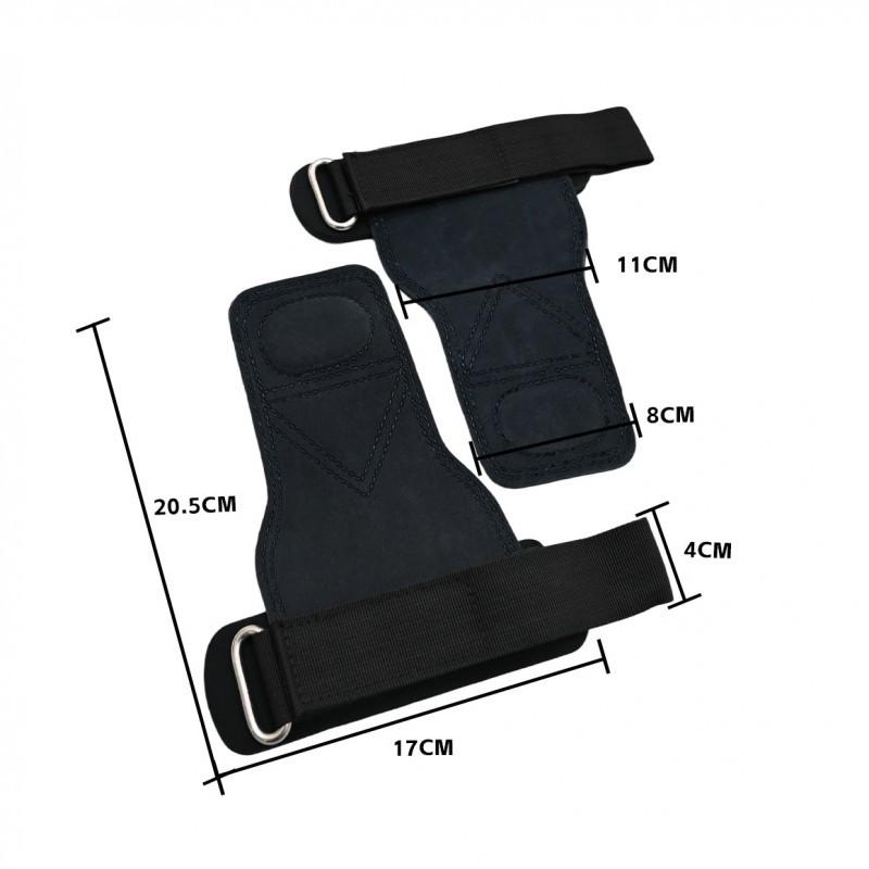 

Full-length Cowhide Palm Protection Assisted Pull-up Hard-pull Sports Wrist Brace Universal Fitness Grip Band