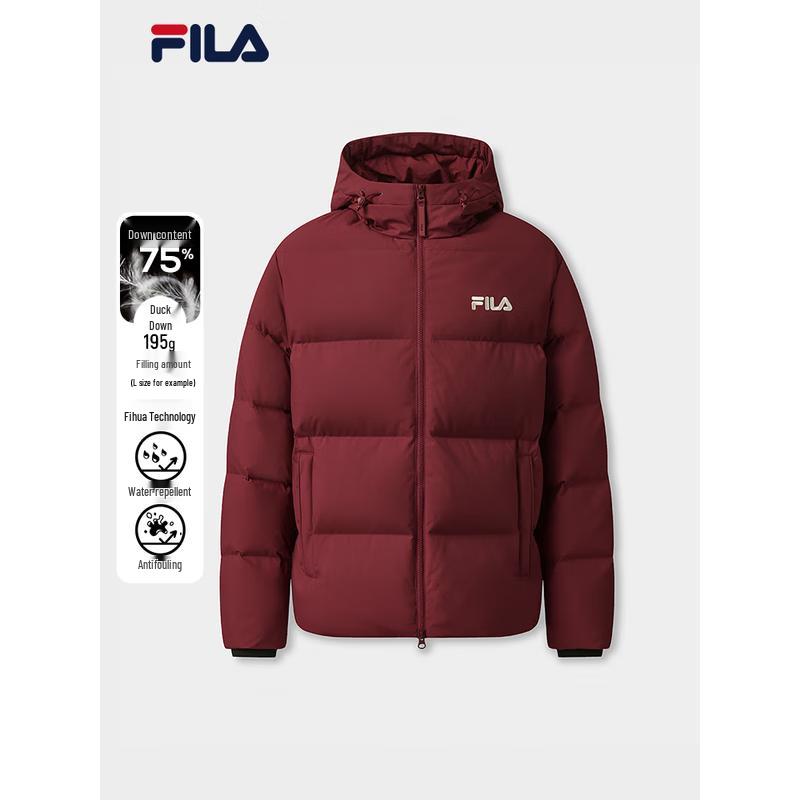 Fila Unisex Hooded Down Jacket