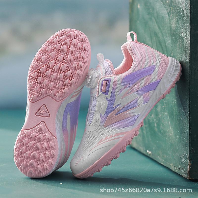 

New football shoes children s broken nails female primary school students breathable mesh game special non-slip grass training shoes 39