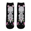 Women Man Cotton Socks Animal  Animation Character Cute Gift  Dress Sock