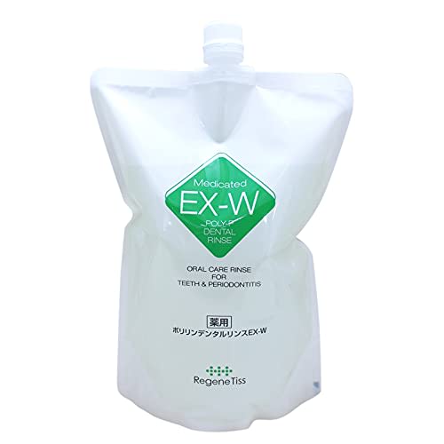 

Regentis Лечебный полифосфатный ополаскиватель для полости рта EX-W 1100 мл Пакет для пополнения, Содержит EX полифосфат, Улучшает здоровье полости рта, Без спирта