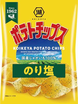 Koikeya Potato Chips Seaweed Salt 60g X 12 Bags