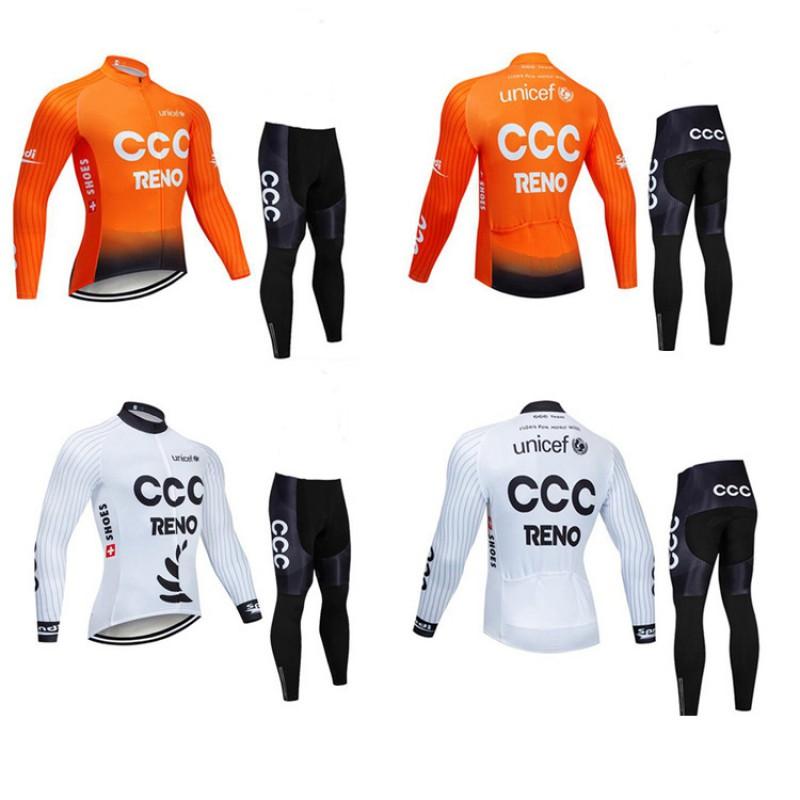Men Women Cycling Long Sleeve Fleece Jersey Mountain Bike Riding Top Breathable Moisture Wicking