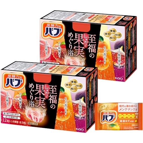 

Babu blissful fruit meguri bath 12 таблеток x 2 + соли для ванн включены [квази-лекарство]