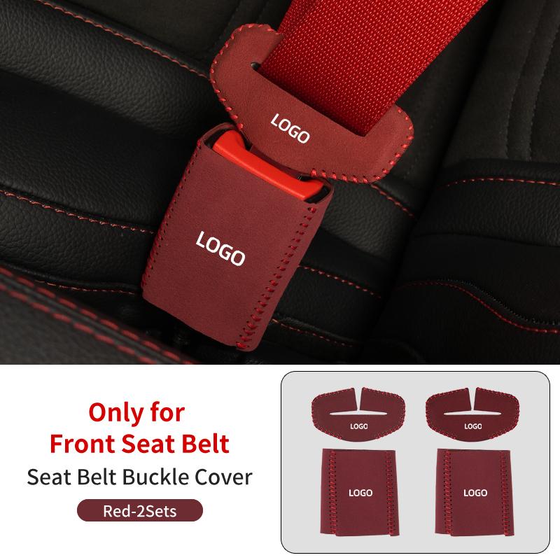 JEQS5 Car Seatbelt Buckle Cover Base Protector Case Accessories For Lexus IS250 IS200 CT200h GS300 LS430 RX450h LX570 IS300 ES