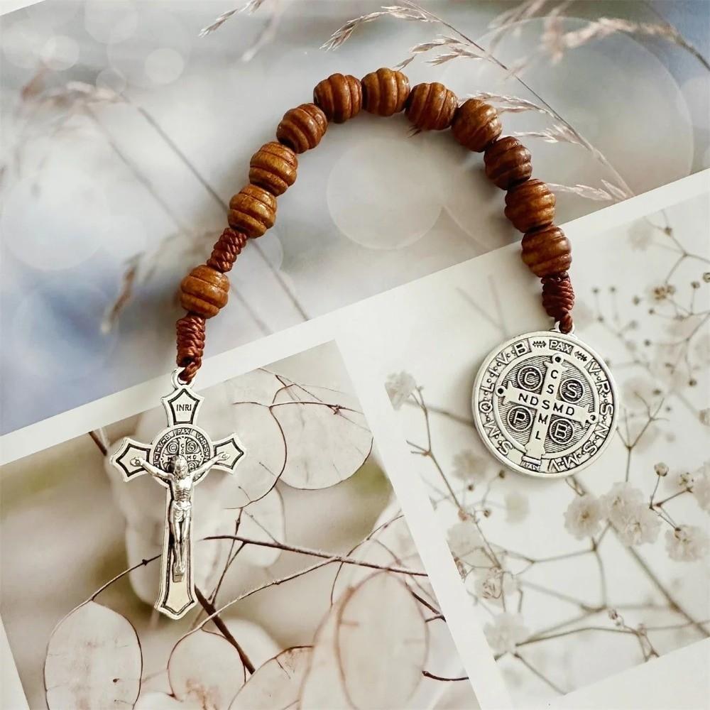 Prayer Saint Benedict Medal Blessing Saint Benedict Rosary Home Office Decoration