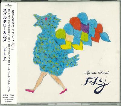 CD SPARTA LOCALS - Fly UPCH5288 Japan ObiJapanese Pop/Rock Used