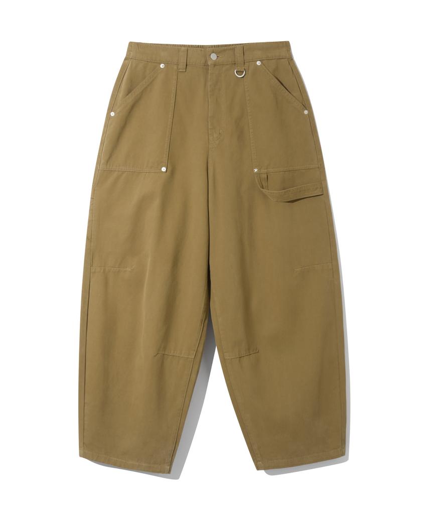 URBANSTOFF Artwork Carpenter Long Balloon Pants (Brown)