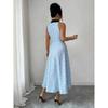 European and American contrasting color polka dots elegant sleeveless dress 2026 summer new temperament thin skirt
