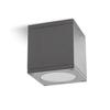 Square Facade Luminaire 1xGU10 Gray
