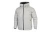 Puffer Jackets Men's Gray Hooded Moderate Puffer Jacket FT2416