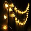 LED Bubble Ball Light String Outdoor Waterproof Camping Atmosphere Garden Holiday Decoration  ( USB Model) Fairy Lights