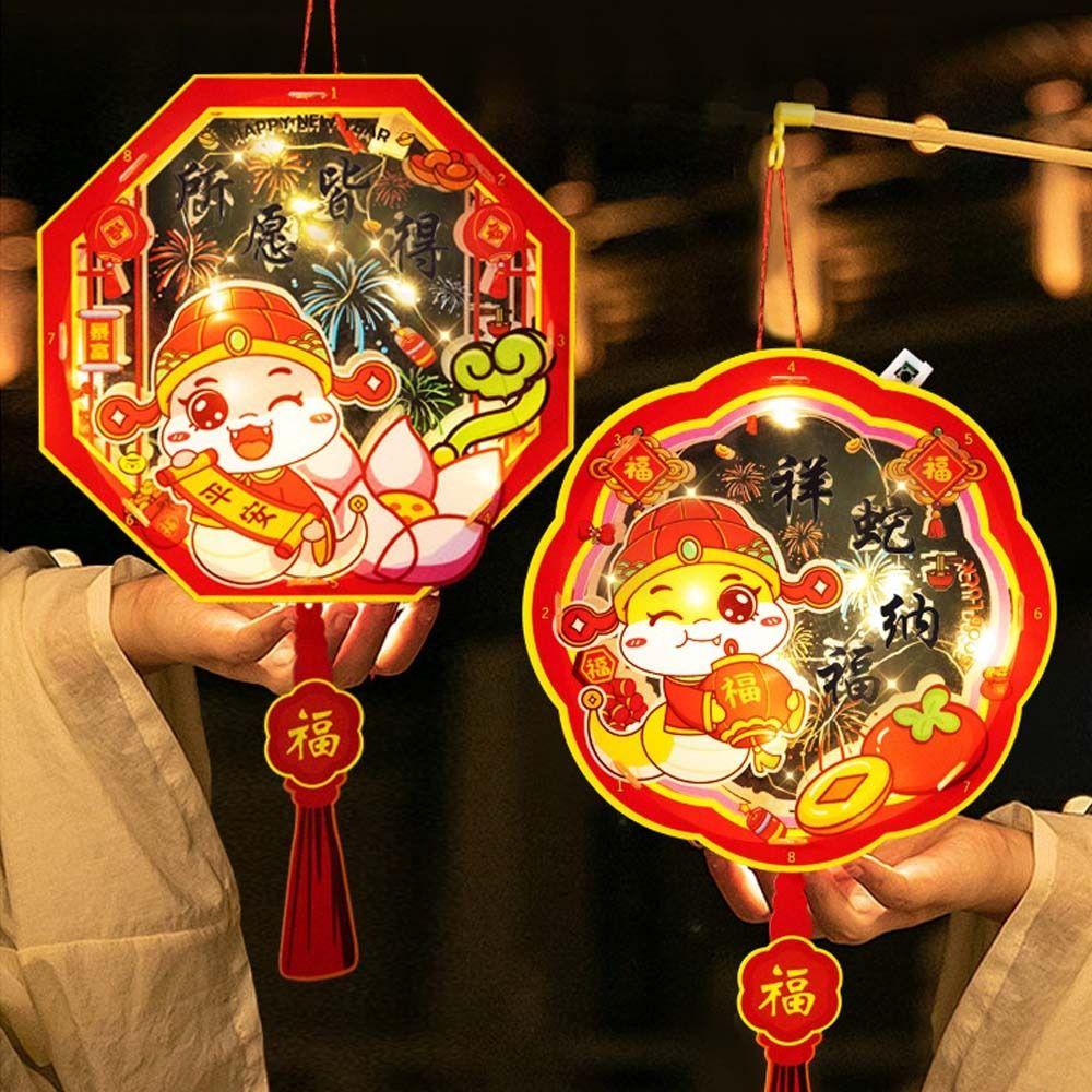 Traditional New Year Portable Lantern Chinese Style Children Handheld Lantern Spring Festival