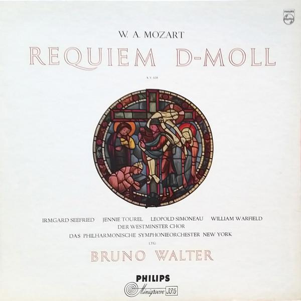 

LP Record BRUNO WALTER PHILHARMONISCHE SYMPH Mozart Requiem Dmoll Kv626 A01251L PHILIPS 1956 Germany Classical Used