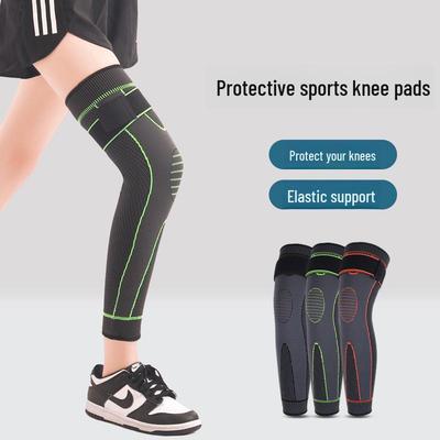 Unisex Leggings mit verlängertem Bund und selbstwärmenden Kniepolstern mit Wermut für warme Gelenkunterstützung