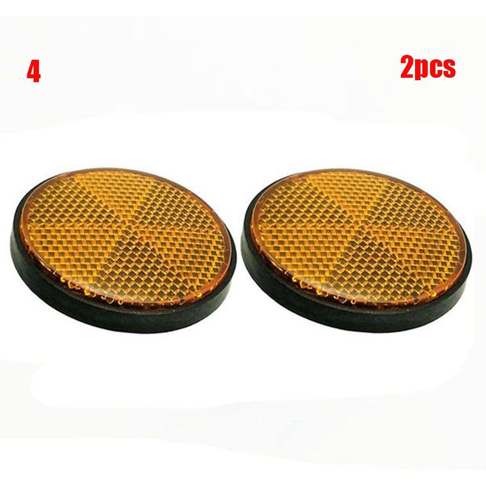 2pcs Plastic Flashing Cycling Lights Bicycle Reflect Accessories Wheel Rim Reflective Safety Warning Light Bike Spoke Reflector