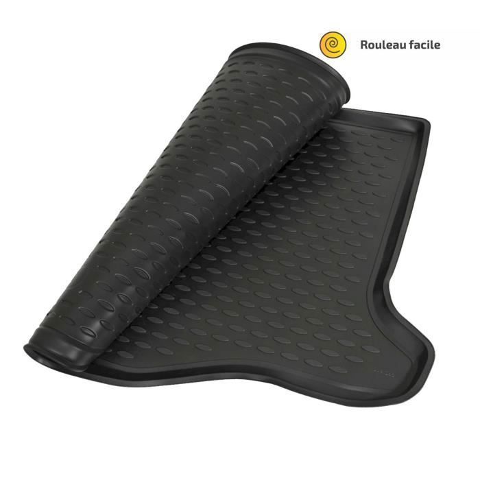 J&J AUTOMOTIVE | Premium Rubber Boot Mat For Skoda Rapid Spaceback from 2017