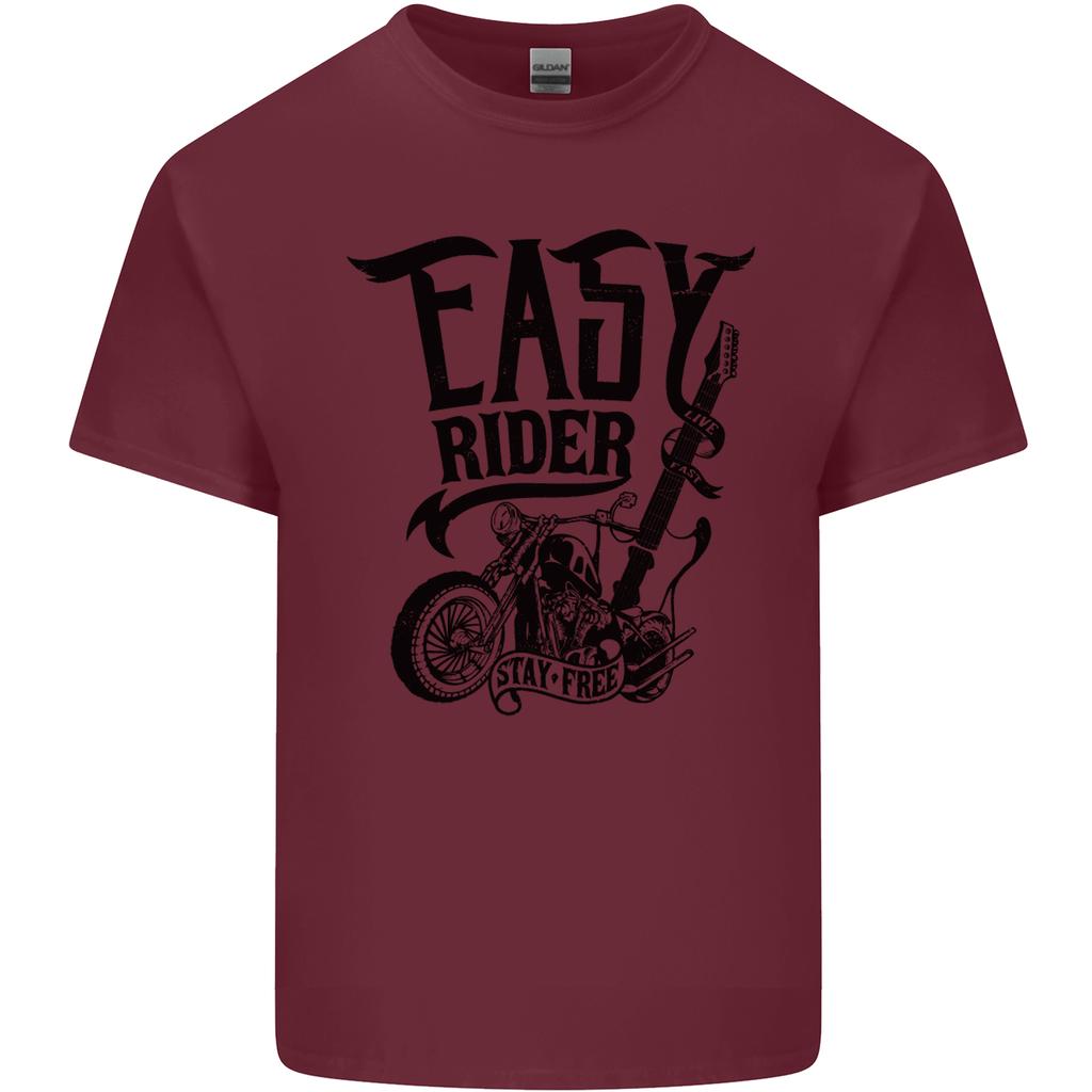 Easy Rider Motorcycle Motorbike Biker Unisexs Light Cotton TShirt