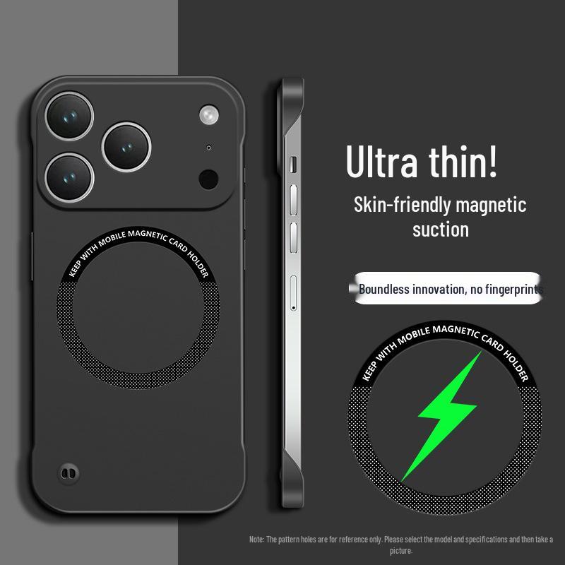 

Чехол Magsafe Magnetic Case для iPhone 16 Pro Max Borderless — защита от падений для iPhone 14 и 15 iPhone15ProMax