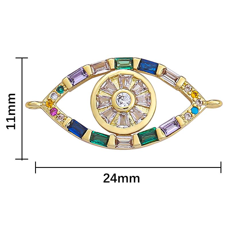 1ks módní měděný spojovací kus pro výrobu šperků DIY náramek náhrdelník