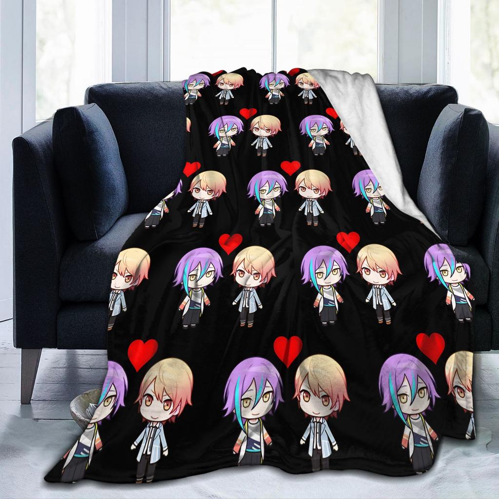 Rui Kamishiro Tsukasa Fleece Throw Blankets Singer Anime Blanket For Bed Outdoor Ultra-Soft Bedroom Quilt