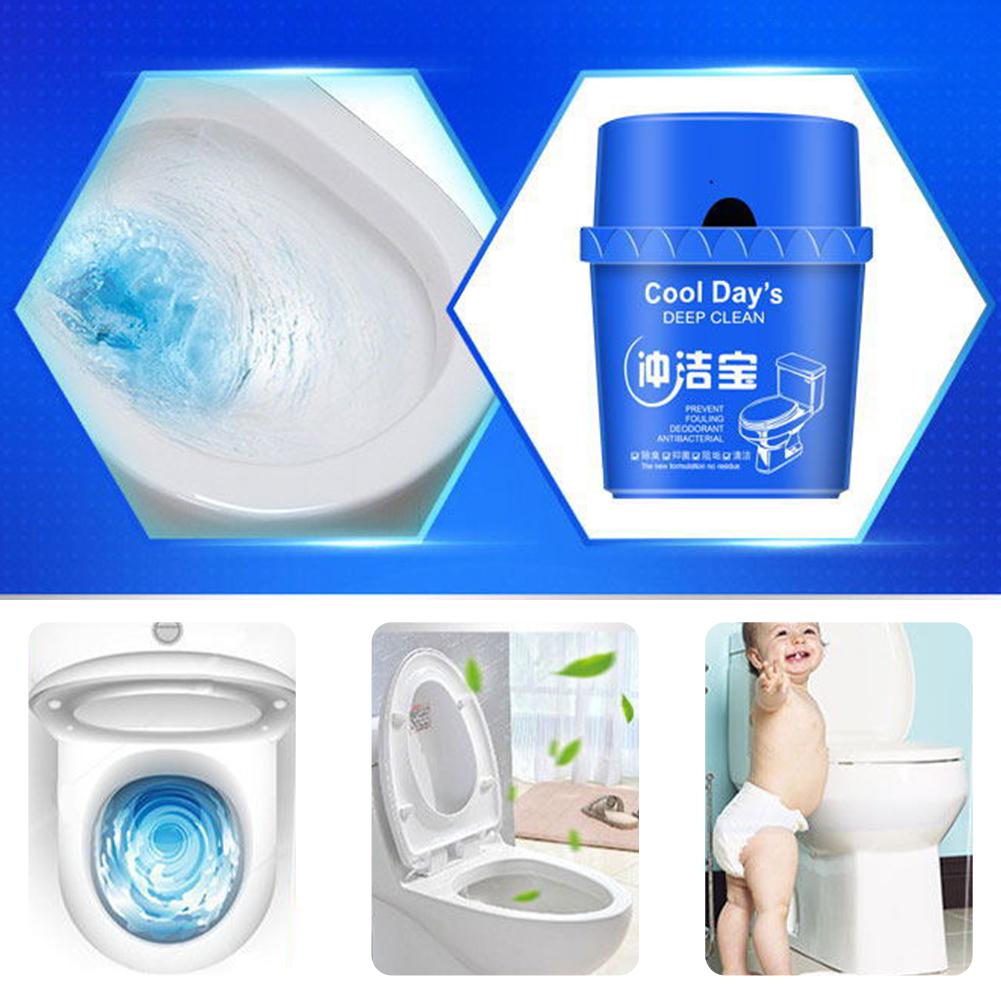 Erstaunlicher Toilettenschüsselreiniger, langlebiger Bleichmittel, Toilettenschüsselreiniger, Fleckenentferner, blaue Blasenreinigung, automatischer Toilettenerfrischer