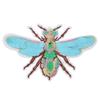 4 pièces Écussons Brodés à Sequins Colorés Mignon Insecte Applique Vêtements DIY