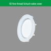 Coperchio e Valvola di Sfiato per Fusto in Plastica IBC da 1000L con Adattatori da 1/2" e 3/4"
