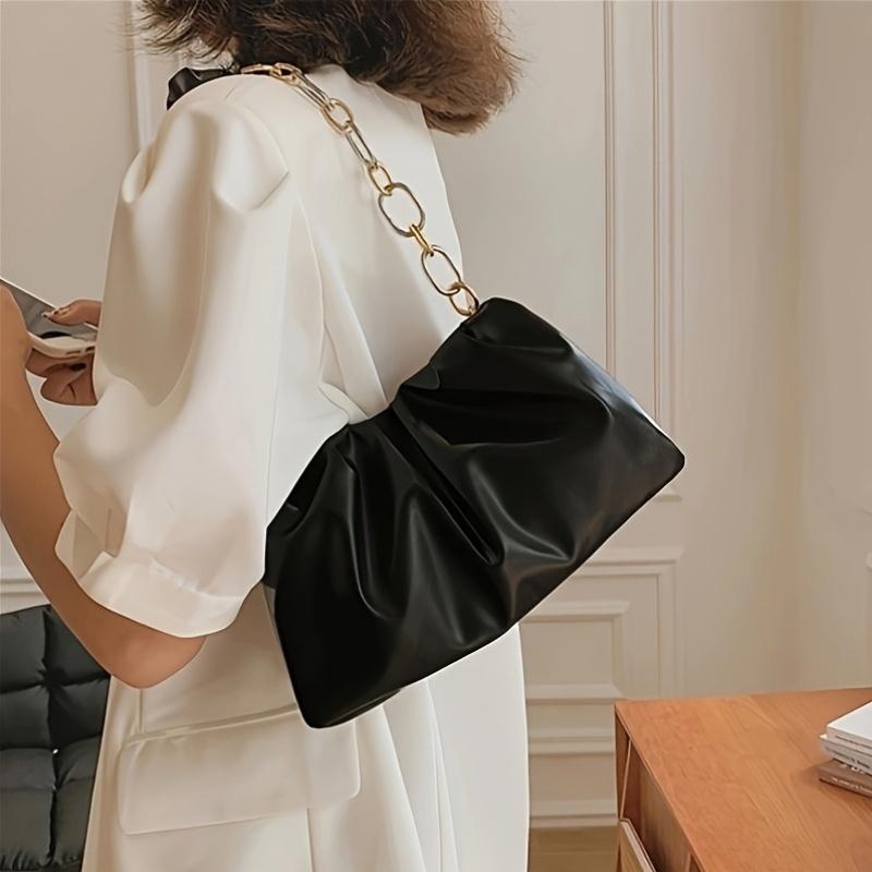 Versatile Handbag Single Shoulder Chain Bag And a Pleated Cloud Bag Suitable for Commuting to Work, Valentine'S Day Dates, And Everyday Use