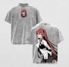 Mushoku Tensei Anime Greyrat Eris Boreas T-shirt Lavata Oversize T-shirt Uomo Donna Abbigliamento Estivo Maniche Corte Cotone Magliette