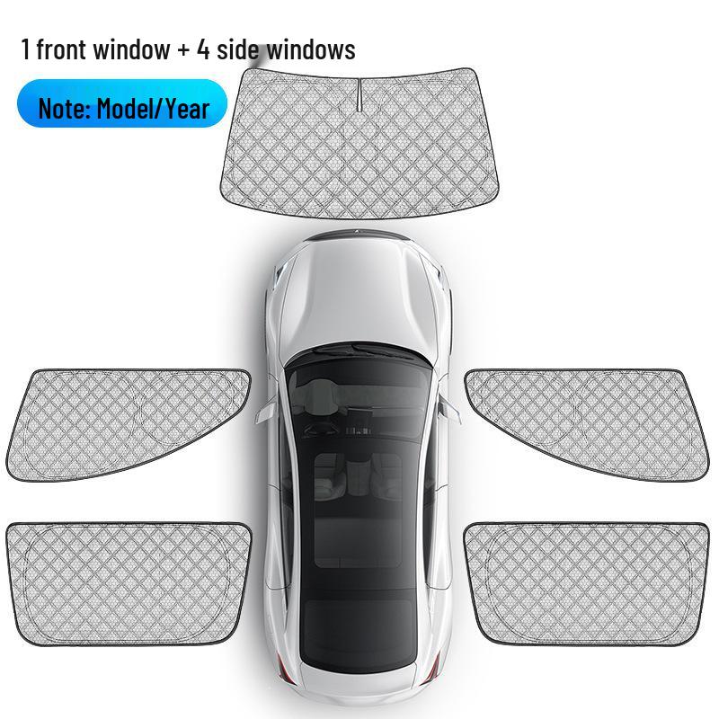 Xiaopeng M03 X9 P7+ Car Sunshade Curtain – Thickened, Heat-Resistant, Opaque Privacy Sun Block for Side Windows