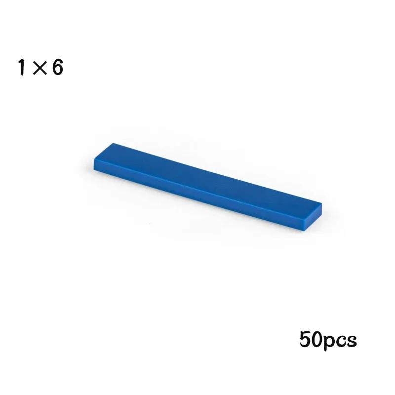 

50pcs Bulk Constructing Blocks Smooth 1x6 Figure Bricks 11 Colors Learning-Focused Creative Playthings ideal for W11069WW-