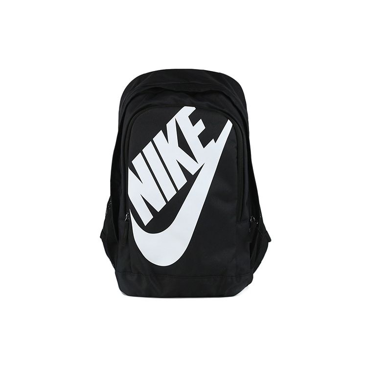 Nike Elemental Sports Casual Large Logo Print Zipper Backpack Unisex Backpack Black CK0953-010 Black