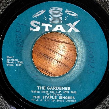 

7inch Record STAPLE SINGERS - The Gardener STS2016 Stax 1969 US Soul/Funk Used