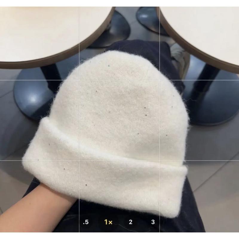 

Осень и Зима Золотой Стиль Шерсть Мелкий Глиттер Микро Пайетки Одна Шапка Три Больших Окружности Головы Вязаная Шапка Защита Ушей Лицо Маленькая Шерстяная Шапка 54-60（cm）