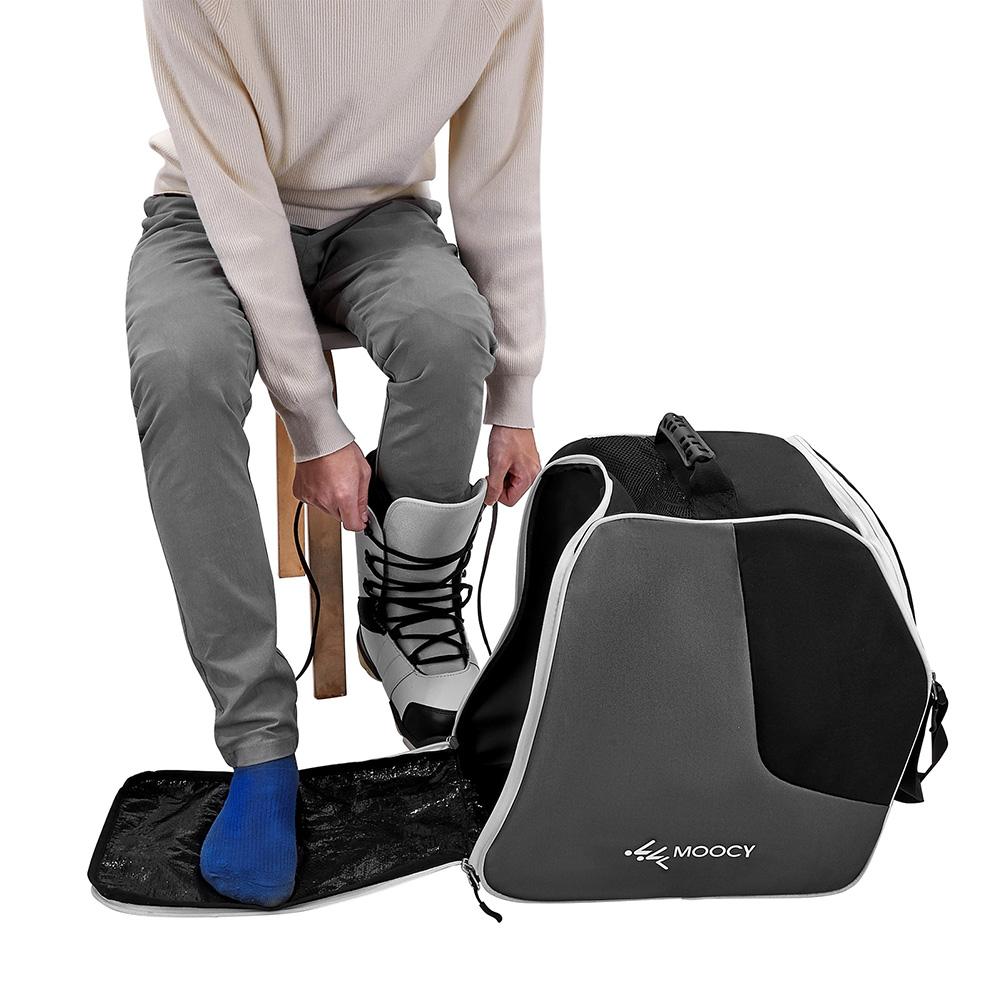 Winter Portable Ice Ski Snow Boots Bag Accessories Professional Skating Shoes Storage Bag Unisex Non-slip for Ski Helmet Gloves