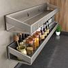 Wall Mounted Spice Storage Rack Non-Punching Condiment Rack  Bathroom