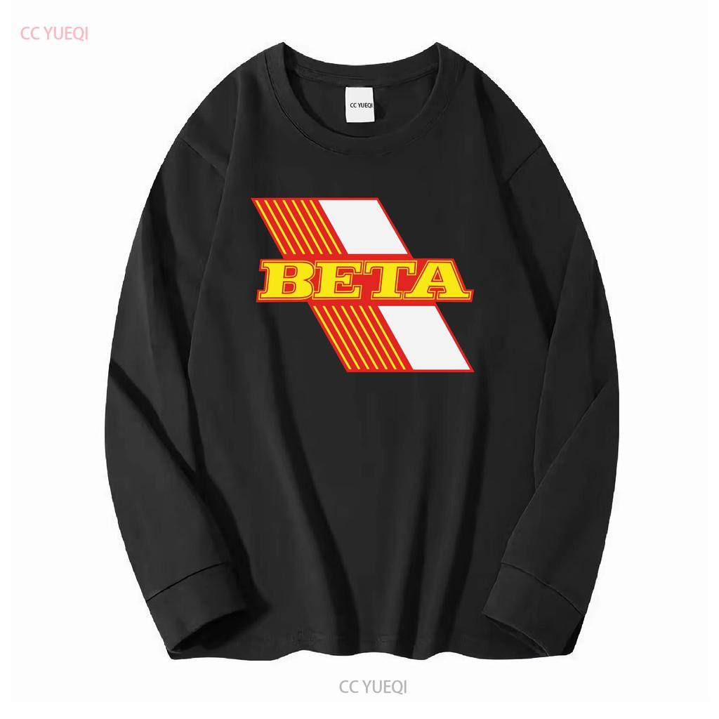 Beta Motorcycle Enduro RR Retro Italian MX Trial T Shirt Style Long or Short Sleeves Vintage Washed Streetwear Homme Breathable
