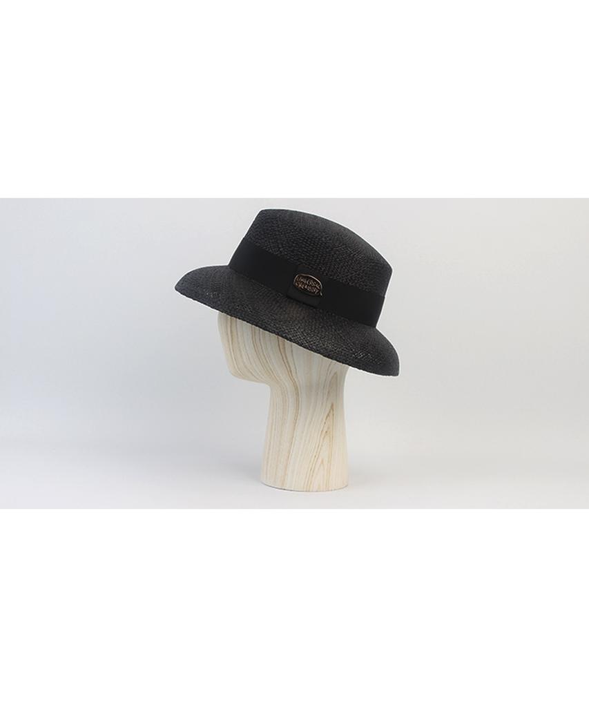 Yunibeosyeolkemiseuteuli Bau Bowl Black Panama Hat Summer Fedora