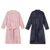 New Fleece Bathrobe Autumn Winter Robe Couple Pajama Set Extra Long Thickened Winter Bathrobe