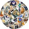 10/30/50pcs Aesthetic Astral Gothic Moon Graffiti Stickers for Laptop Phone Bike Skateboard Waterproof Retro Sticker Toys Gifts