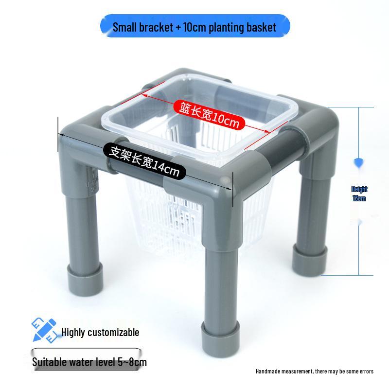 Hydroponic Plant Basket for Aquatic Tanks - Pothos Holder & Landscaping Decor