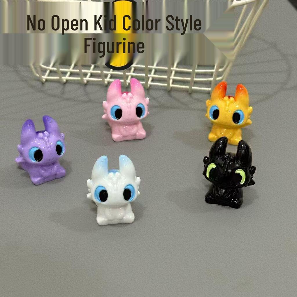 Figurine adorable de Krokmou: Ornement Mignon pour Console de Voiture ou Bureau