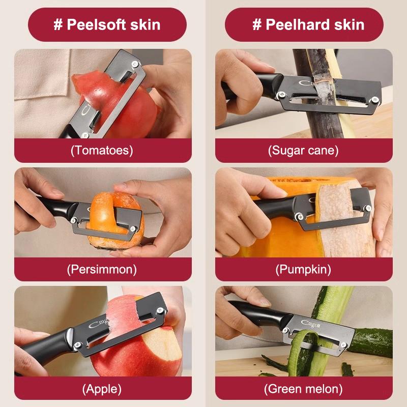 1Pcs Stainless Steel Vegetable Potato Peeler Professional Multifunctional Peeler Carrot Slicer Fruit Tool Kitchen Accessories