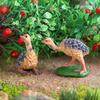 Figurine Păsări de Grădină Oenux Struț Comun Struthio Animale Model Figurine de Acțiune din PVC Colecție Jucării Cadou de Ziua de Naștere pentru Copii
