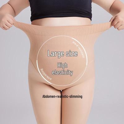 "Plus Size Autumn/Winter Women's Leggings, 200 Lbs, No-Slip, Bare Leg Look, Extra-Fat, Plus Size Pantyhose"
